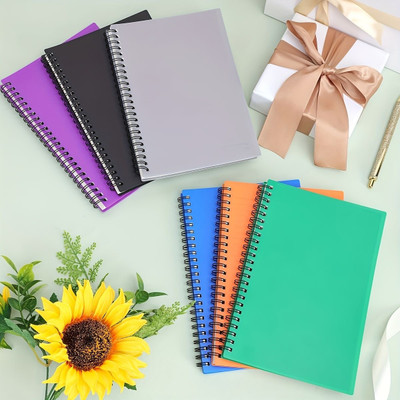 craft maniacs ECO FRIENDLY COLLECTION A5 Notebook UNRULED 120 Pages(Multicolor, Pack of 6)