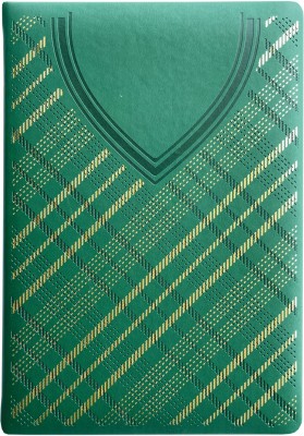 ANUPAM Dap Notebook College Ruled Notebook 80 Gsm Paper Shirt Styled Design PU Cover A5 Diary for Writing, Planning, Travel Office Use, Handy Journal, Stylish Look Notebook 192 Pages(Green)