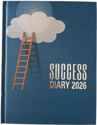 TULMAN Yearly Organizer 2026 Diary, B5 Size Hardbound Planner with premium Design, B5 Notebook Ruled 365 Pages(Blue)