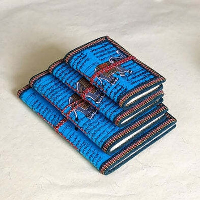 Devraaj Note pad A5 Note Pad Notepad 96 Pages(Light Blue, Pack of 4)