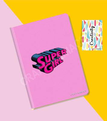craft maniacs 2025 NOTEBOOKS A6 Diary UNRULED 100 Pages(Multicolor, Pack of 2)