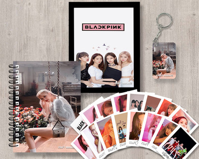 craft maniacs BLACKPINK GIFTING COMBO A5 Notebook RULED 120 Pages(LACK, Pack of 4)