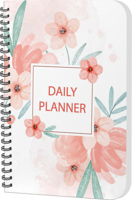 AccuPrints Daily Planner A5 Planner/Organizer Ruled 180 Pages(White)