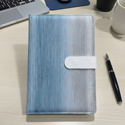 Schmick Gradient Blue Diary A5 Journal Ruled 192 Pages(Gradient Blue)