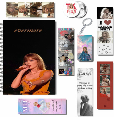 craft maniacs 2023 TAYLOR 3 FREEBIE COLLECTION A5 Diary RULED 160 Pages(Black, Pack of 3)