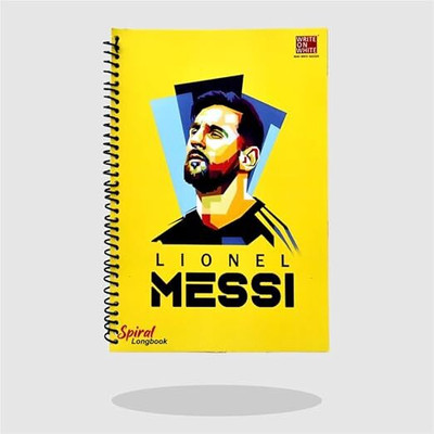 WRITE ON WHITE New A4 Note Book Rulled 300 Pages(Multicolor)