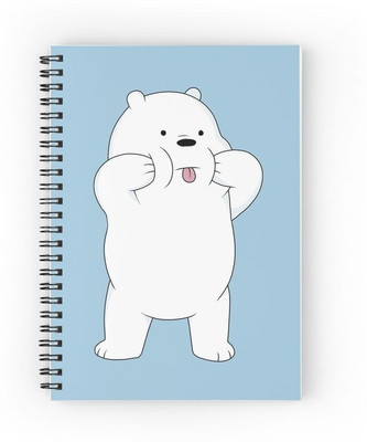 craft maniacs BARE BEARS 2023 COLLECTION A5 Notebook RULED 160 Pages(Multicolor)