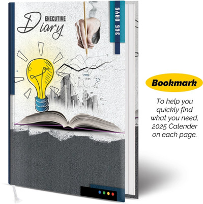 More Choice Regular Planner 2 Date Diary B5 Diary Single Rule with Bookmark 184 Pages(Dark Grey)