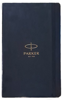 PARKER Size (13 x 21 cm) A5 Note Book Single Ruled 192 Pages(Black)