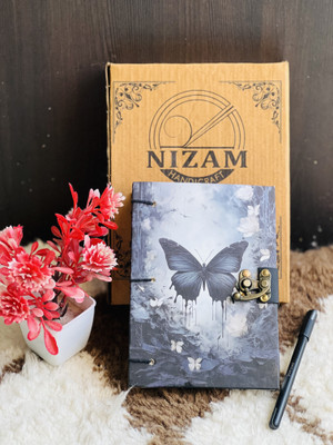 Al Zohra Handicraft Diary Notebook A5 Diary Unruled 200 Pages(Multicolor)