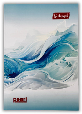 NEELGAGAN Pearl Notebook A4, Register, (21cm X 29.7cm) Softcover A4 Notebook Ruled 240 Pages(Multicolor, Pack of 3)