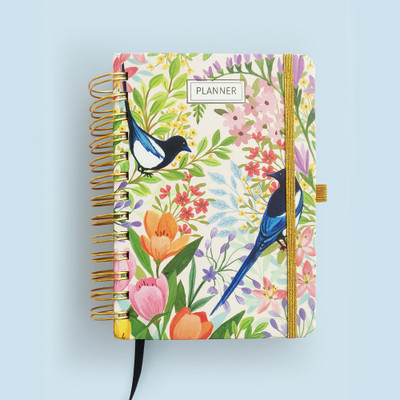 Happywagon Undated Planner Assorted Planner/Organizer Unruled 300 Pages(Multicolor)