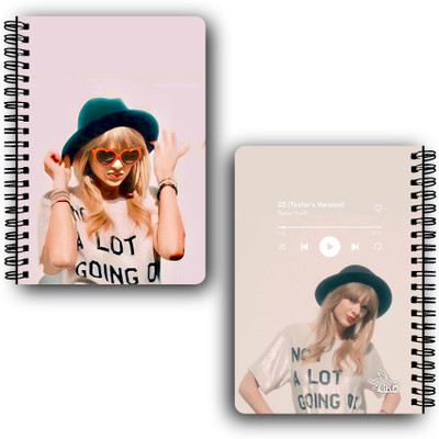 Goku Ki Dukan Taylor Swift Notebook A5 Diary Unruled 140 Pages(Mulitcolour)