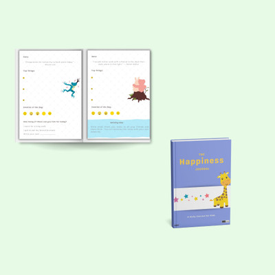 ekdali My Happiness Journal A5 Journal Ruled 120 Pages(Multicolor)