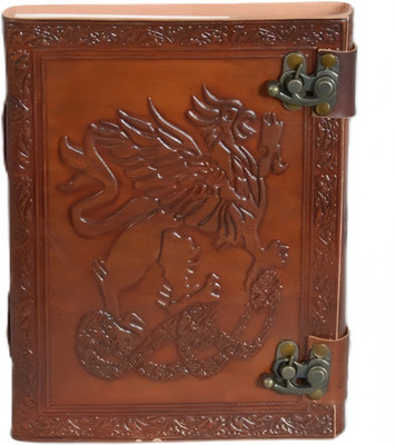 RAJASTHANI HAAT AND CRAFT handcrafted Regular Diary unruled 240 Pages(Brown)