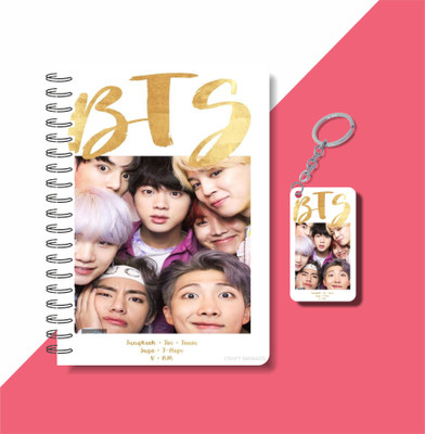 craft maniacs BTS DIARY A5 Diary RULED 160 Pages(Green)