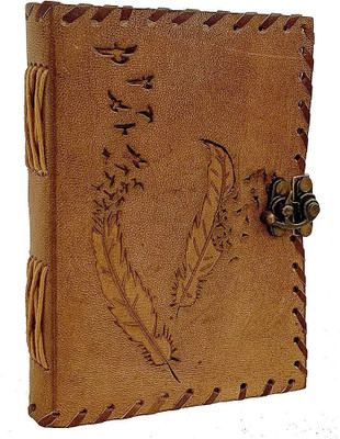 craftking Diary Book-size Diary Plain 240 Pages(Brown)