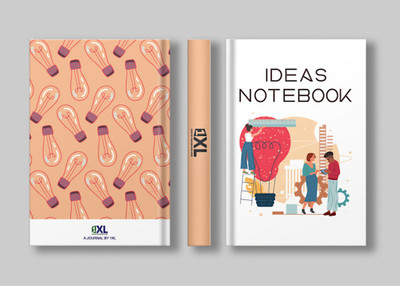 ONE XL INFO LLP Ideas Notebook A5 Journal Ruled 104 Pages(Multicolor)
