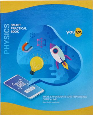 Youva Physics Practical BookHard Bound1 Ruled -1 Plain96 Pages-21.5 x 26.5cm Regular Notebook 1 Ruled / 1 Plain 96 Pages(Sky Blue)