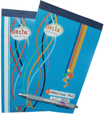 ramesh pustak bhandar 2 A5 Writing Pad Single Ruled pages 160 Pages(Blue, Pack of 2)