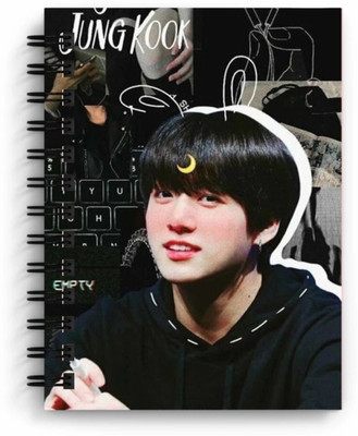 craft maniacs BTS 2023 NEW DIARY COLLECTION A5 Notebook RULED 160 Pages(White)
