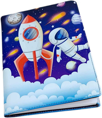 Tera13 Notebook For Boys, Diary For School Stationery, Space Theme Kids Diary A4 Notebook Ruled 100 Pages(Blue, Multicolor)