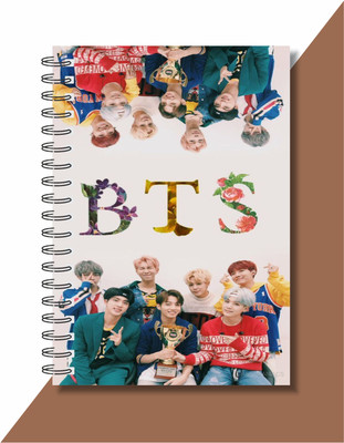 craft maniacs BTS DIARY A5 Diary RULED 160 Pages(Multicolor)