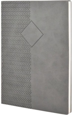 Pia Creations chevron pattern diary A5 Journal Single Line Rulled 192 Pages(Grey)
