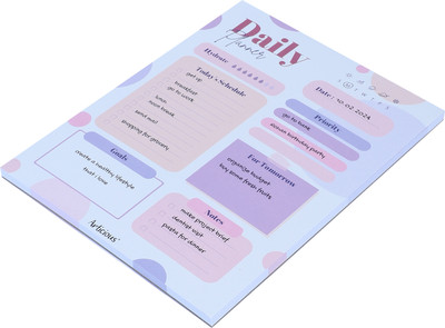Urban Magic Daily Assorted Planner Ruled 50 Pages(Multicolor)