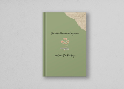 The Umbrella Store Folklore Taylor swift A5 Notebook Unrulled 100 Pages(Green)