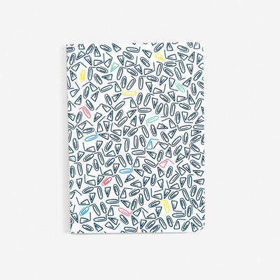 The Journal Lab All-Purpose: 90 GSM Natural Shade Paper Flat-lay Opening Dot Grid Pages A5 Notebook Dot Grid 144 Pages(Paper Clips Dot Grid)