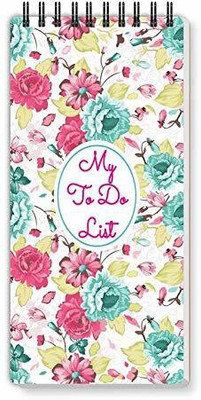 Nourish ToDo List Note Pad_DRY Regular Note Pad Ruled 50 Pages(WHITE FLOWER)