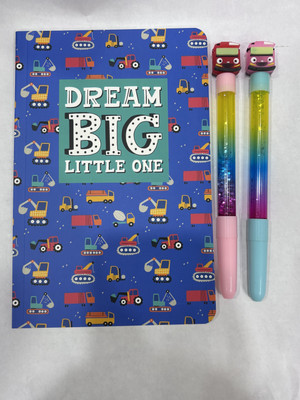 APNISTATIONERY Diary with Pen Regular Diary 112 Pages(Blue, Green, White)