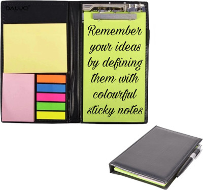 DALUCI Executive and Corporate A5 Memo Book unruled 50 Pages(Multicolor)