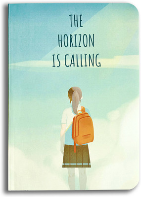 InkChalk Writing Notebook | HorizonIsCalling | A5 - Ruled Notebook A5 Notebook Ruled 192 Pages(White)