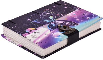 omar craft 1 A5 Diary unruled 200 Pages(Multicolor)