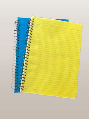 acme creation Single Line Notebook for Students / Office/ Writing Purpose A4 Notebook Ruled 200 Pages(Multicolor, Pack of 2)