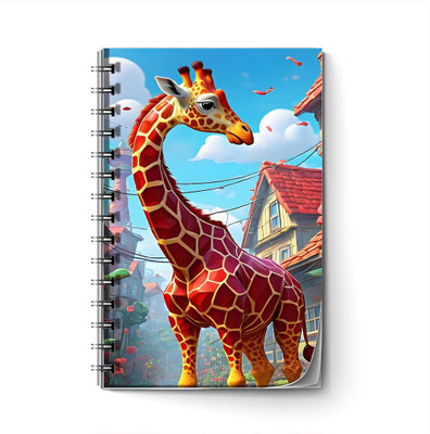 CreativePrintSolution Handcrafted, Selfmade A4 Notebook Single Rule 200 Pages(Multicolor)