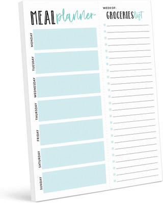 Inkdotpot Meal Planner Regular Planner Unruled 54 Pages(Blue)