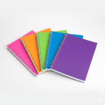 RJD STYLISHTREND Premium A4 notebook 200 page each A4 Notebook Plain 200 Pages(White, Pack of 5)