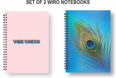 Papco Notebooks A5 Diary Ruled 144 Pages(Multicolor, Pack of 2)