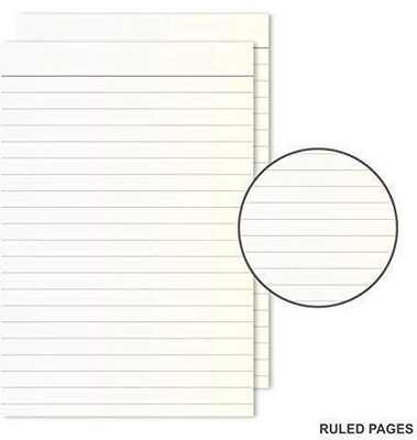 craft maniacs 2025 COLLECTION A5 Diary RULED 160 Pages(White)