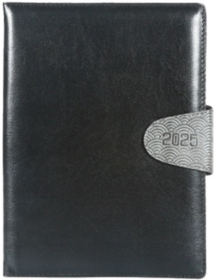 New Year 2025 Diary A5 Diary Ruled 200 Pages(Black)