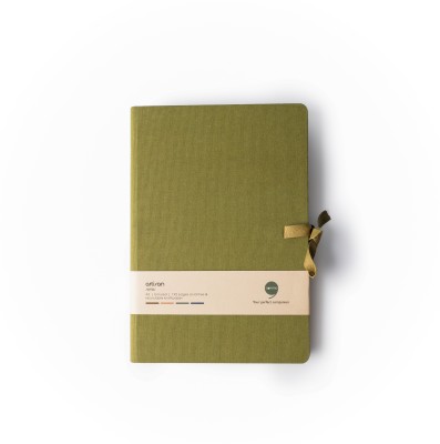 comma Artisan A5 Note Book Unruled 192 Pages(Green)