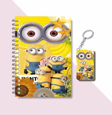 craft maniacs MINION 2023 COLLECTION A5 Notebook RULED 160 Pages(Multicolor)