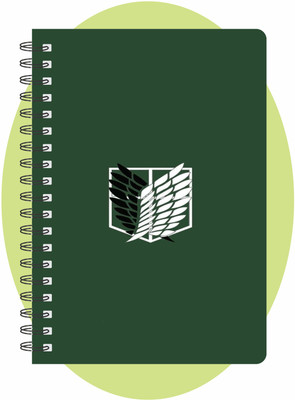 craft maniacs ATTACK ON TITANS COLLECTION A5 Notebook RULED 160 Pages(Multicolor)
