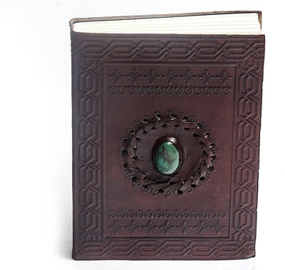 RSN HANDMADE A5 Diary Unruled 100 Pages(Brown)