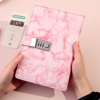 AQUABUCKET To Do List Or Personal Diary Regular Diary Ruled 192 Pages(Pink Marble)