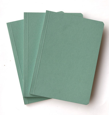 INNAXA A5 SoftBound Notebook, 120 GSM, A5 Journal Blank 100 Pages(Avacado, Pack of 3)