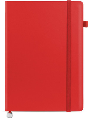 Abstract Collection Executive A5 Diary Notebook with Pen Holder A5 Note Book Single Rule 200 Pages(Red)